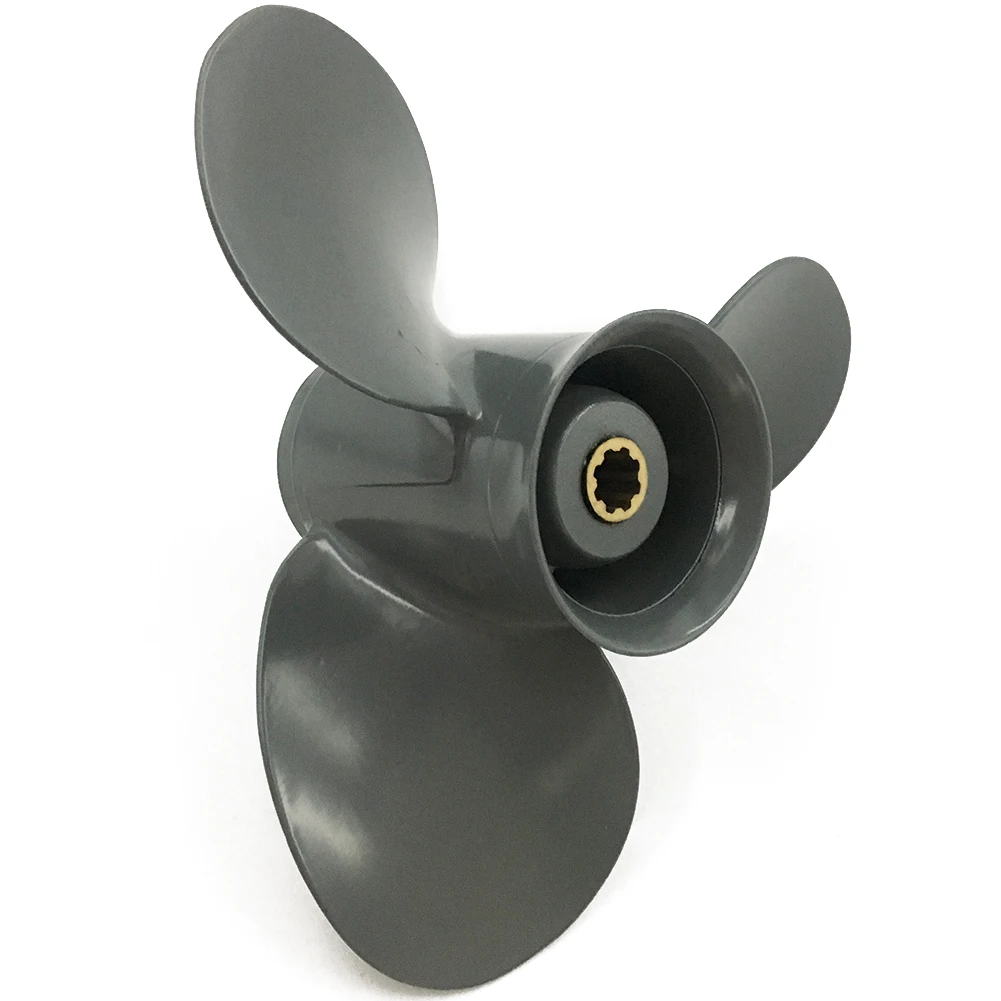 Boat Propeller 9 1/4x10 Fit for Honda 8-20HP Aluminum Prop 8 Tooth RH OEM NO: 58130-ZV4-010AH 9.25x10