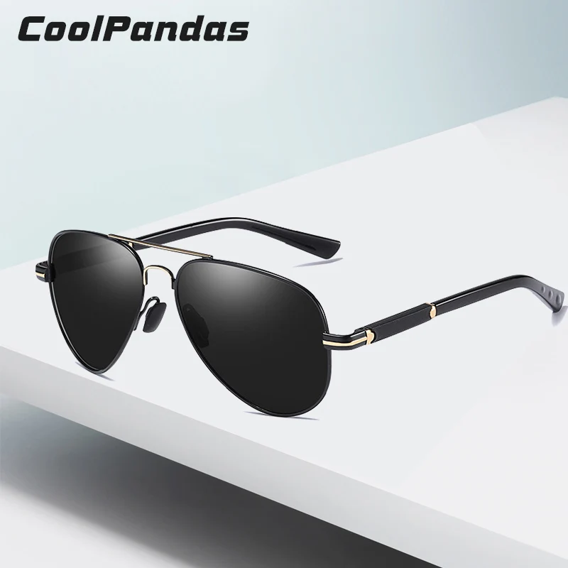 Mens Polarized Aviation Alloy Frame Photochromic Sunglasses Men Brand Design Pilot Male UV400 Sun Glasses Safety Goggles Driving