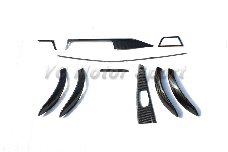 

Car Accessories Dry Carbon Fiber LHD Interior Trim Kit 10pcs Fit For 2012-2014 F30 F35 3 Series Car-styling