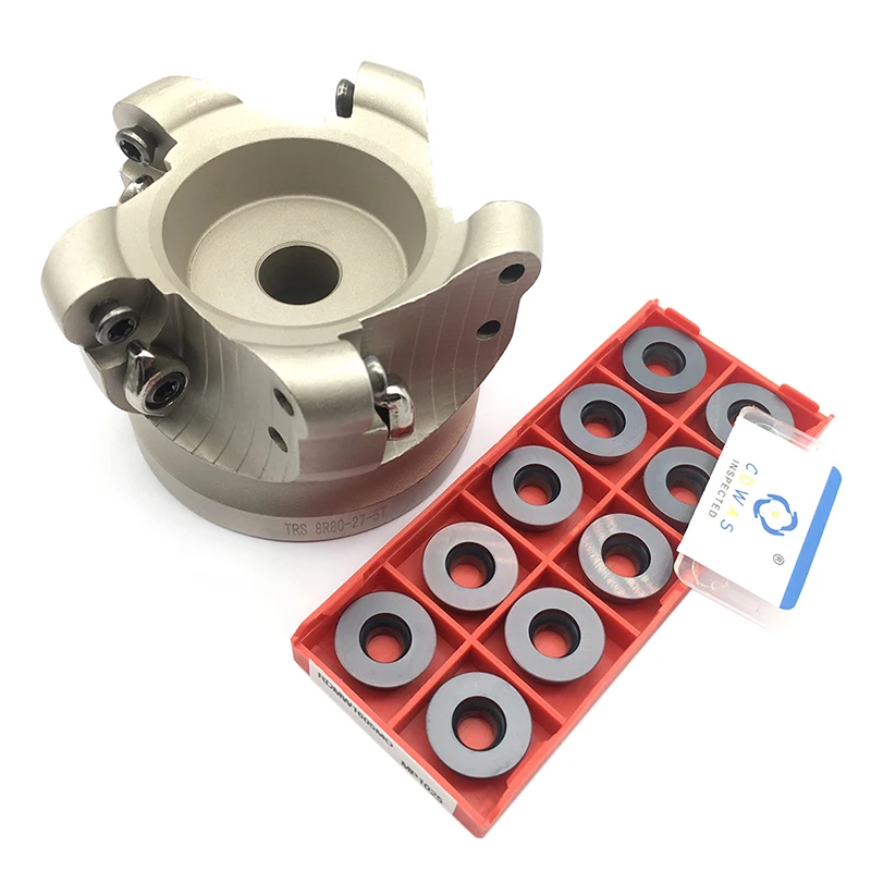 10PCS RDMW1605 MO MP1025คาร์ไบด์ + 1PC TRS 8R80 27 5T CNC เครื่องกลึงเครื่องกัดเครื่องมือตัดเครื่องมือมิลลิ่งชุด