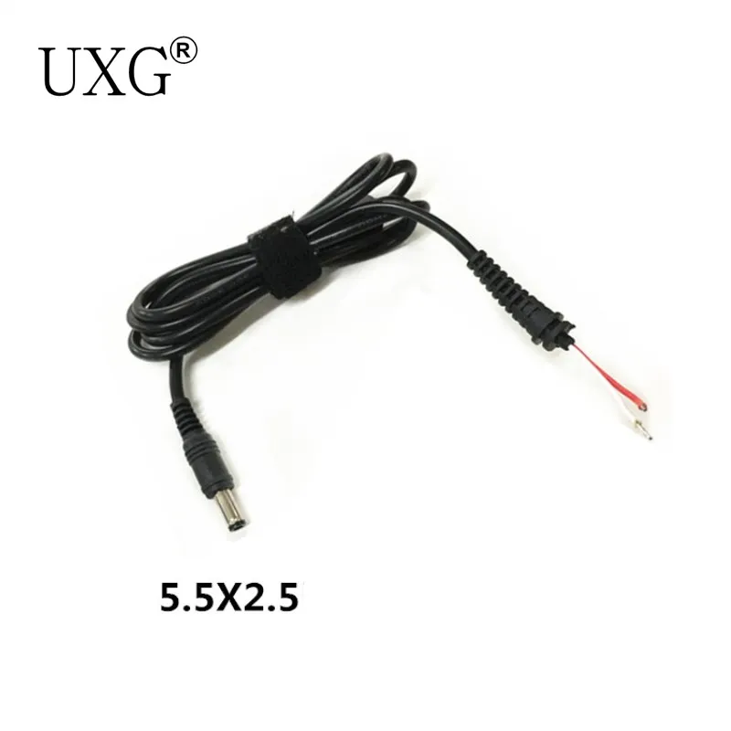 

1.2m DC 5.5 x 2.5 5.5*2.5mm Power Supply Plug Connector With Cord / Cable For Toshiba For Asus For Lenovo Laptop Adapter