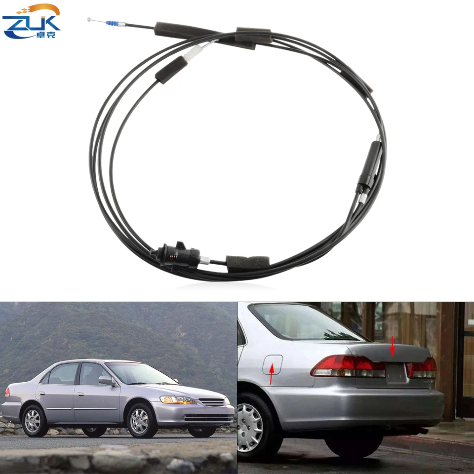 ZUK 자동차 트렁크 및 연료 뚜껑 오프너 케이블 와이어 HONDA ACCORD 1998 1999 2000 2001 2002 CF9 CG1 CG5 LHD 모델 OEM:74880-S84-A01