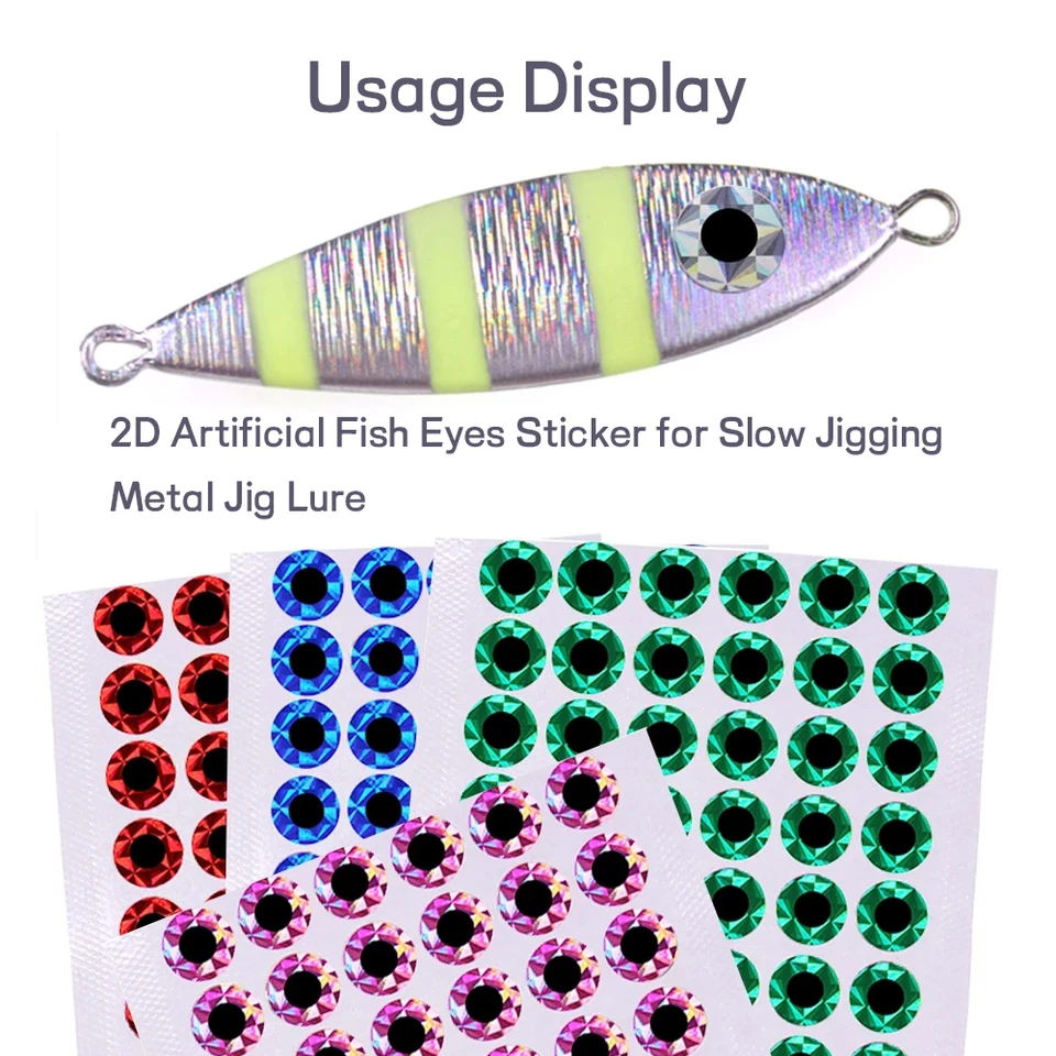 fish eyes glass for lures 2 mm 3D Fishing Lure help to catch attention Clear Glass Eyes Glue In