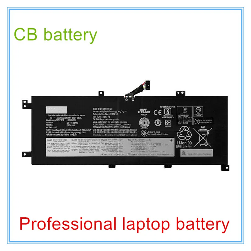 Original Laptop Battery L18C4P90 02DL031 SB10T83120 15.36V/46Wh/2985mAh For L13 20R6S00800