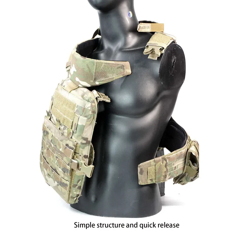 Chaleco táctico FCSK AVS con protección cuello - imagen 4