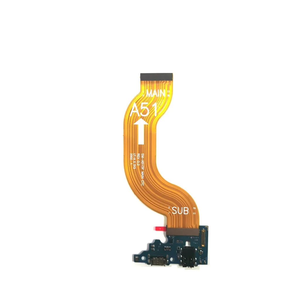 For Samsung A51 A515 A515F USB Charging Dock Port Board Connector Main Motherboard Flex Cable