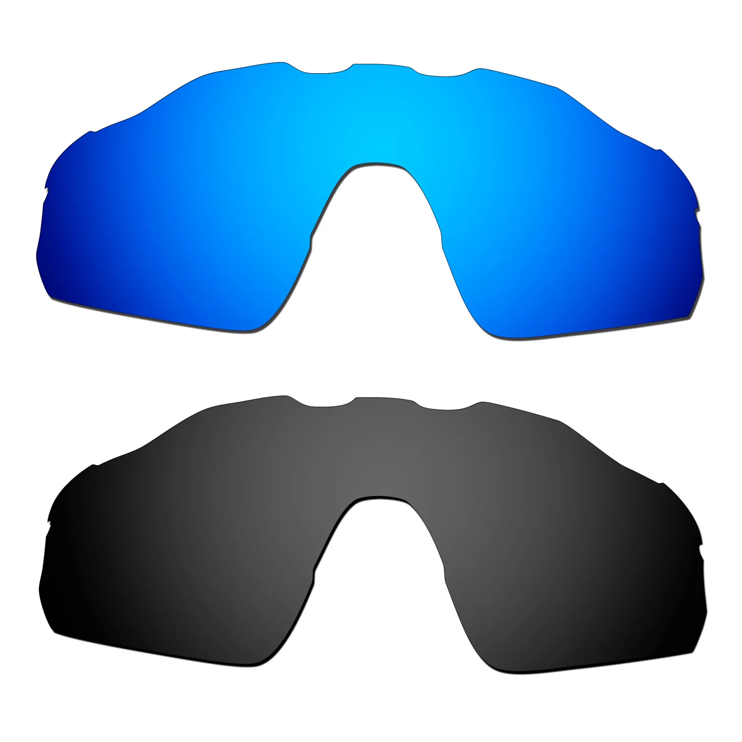 

HKUCO Polarized Replacement Lenses For Radar EV Pitch Sunglasses Blue/Black 2 Pairs