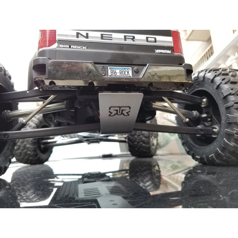 Rc Auto-Onderdelen Arrma Big Rock Roestvrijstalen Bodembescherming, Bepantsering, Eierbescherming Achteras, Anti-Botsing Aan De Voorkant