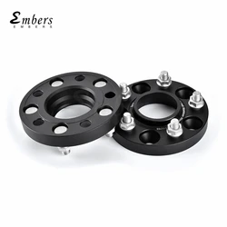 Aluminum Wheel Spacers 5x112 CB 66.6mm Rims adapters For Mercedes Benz Audi BMW Forged Aluminum Alloy 2 Pieces (1 Pair)