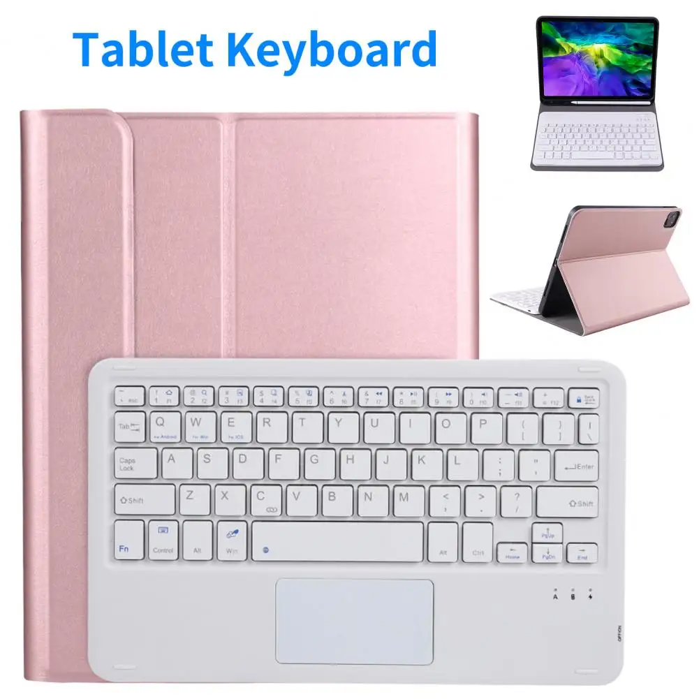 Bluetooth-compatible Tablet Keyboard for iPad Po 11 2021 Wireless PC Keyboard Touchpad Keypad Keyboard Case teclado inalámbrico