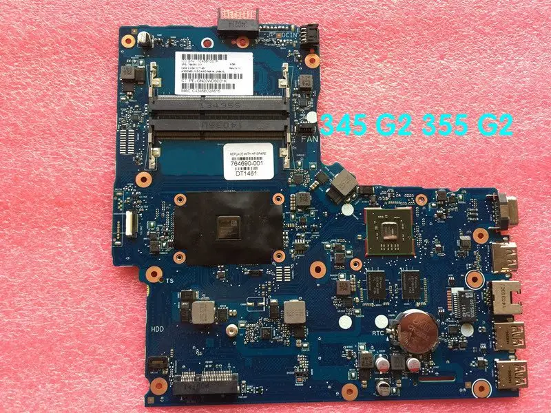 

For HP 355 G2 Motherboard 764690-001 764690-501 764690-601 6050A2612501 Mainboard 100% tested fully work