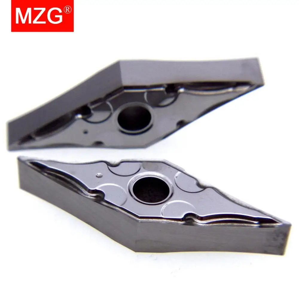 MZG VNMG 160402 160404Z ZPW10 Solid Indexable Carbide Inserts for CNC Aluminum Copper Boring Tools Turning Cutting Holder