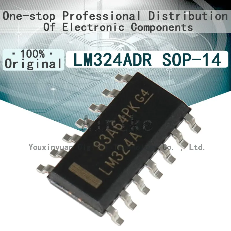 

10/Pcs New Original LM324ADR SOP-14 LM324A Operational amplifier IC chip