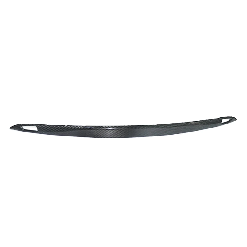 Glossy Black Waterproof Real Carbon Fiber Tail Rear Trunk Lid Cover Trim Rear Trunk Boot Tailgate Door Tail For Tesla Model S
