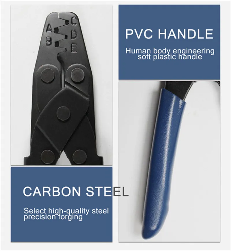 كماشة أداة تجعيد السيارات ، لموديلات Molex ، DELPHI AMP TYCO ، 22-10AWG ، 1.25/2.0/2.45 مم 2 ، DR-1 #5