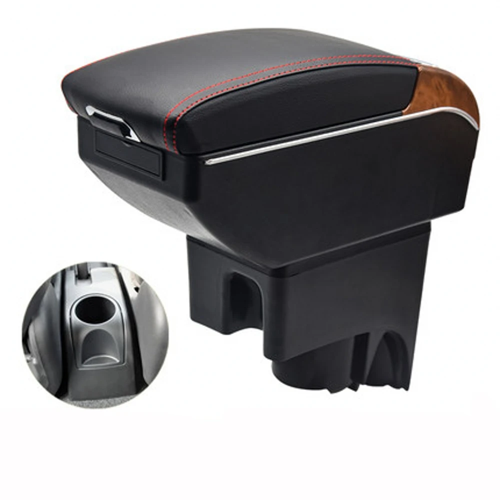 

For Nissan Livina Armrest Box Arm Elbow Rest Central Console Storage Car Accessories Interior with USB Cup Holde LED