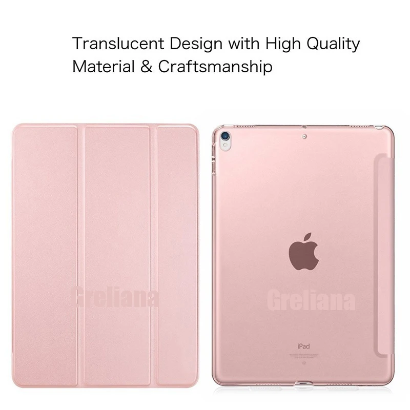 Custodia Magnetica Per IPad 10.2 9/8/7 Gen Con Auto Sleep/Wake | Copertina Smart Con Retro Rigido Blu - 4