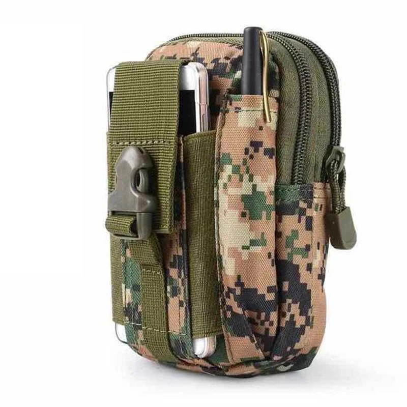 Tactical Molle Pouch Belt Waist Pack Bag Military Running Pouch Camping Mobile Phone Wallet Travel Tool Bag