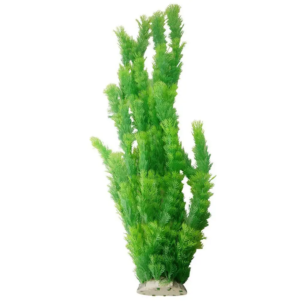 HiMISS 60CM Aquatic Fish Tank Landscape Aquarium Decor Green Artificial Plastic Water Grass Weed Plant Ornament Home Decoration