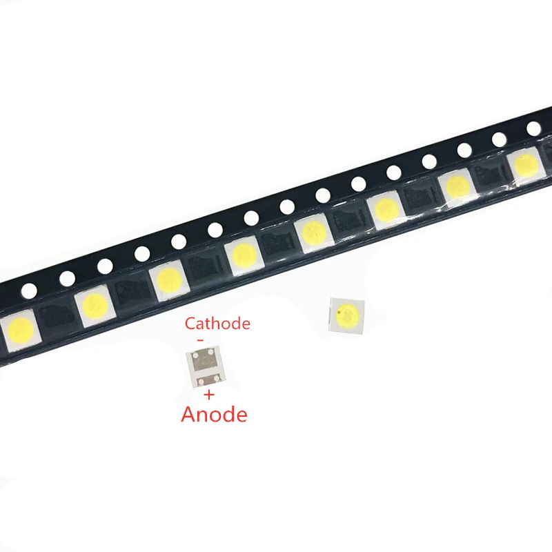 50-1000Pcs SMD LED TV Hintergrundbeleuchtung Televisa Kalten Weiß 1W 3V 2W 6V 100lm 3535 3537 kühlen Weiß LCD Backlit für TV Reparatur – Detail 4