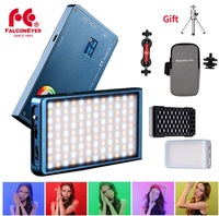 FalconEyes F7 12W RGB LED Mini Pocket On Camera Light Magnetic With 18 Special-Effects Mode Portable For Video/Photo Photography