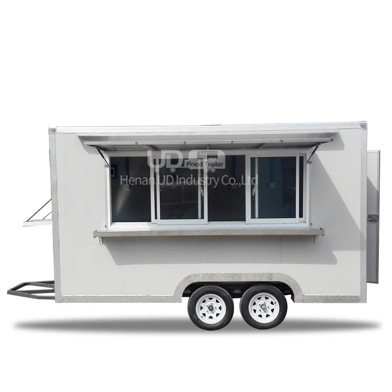 工場デザイン高速食品トレーラーモバイルキッチンアイスクリームホットドッグカート食品トラックカスタム