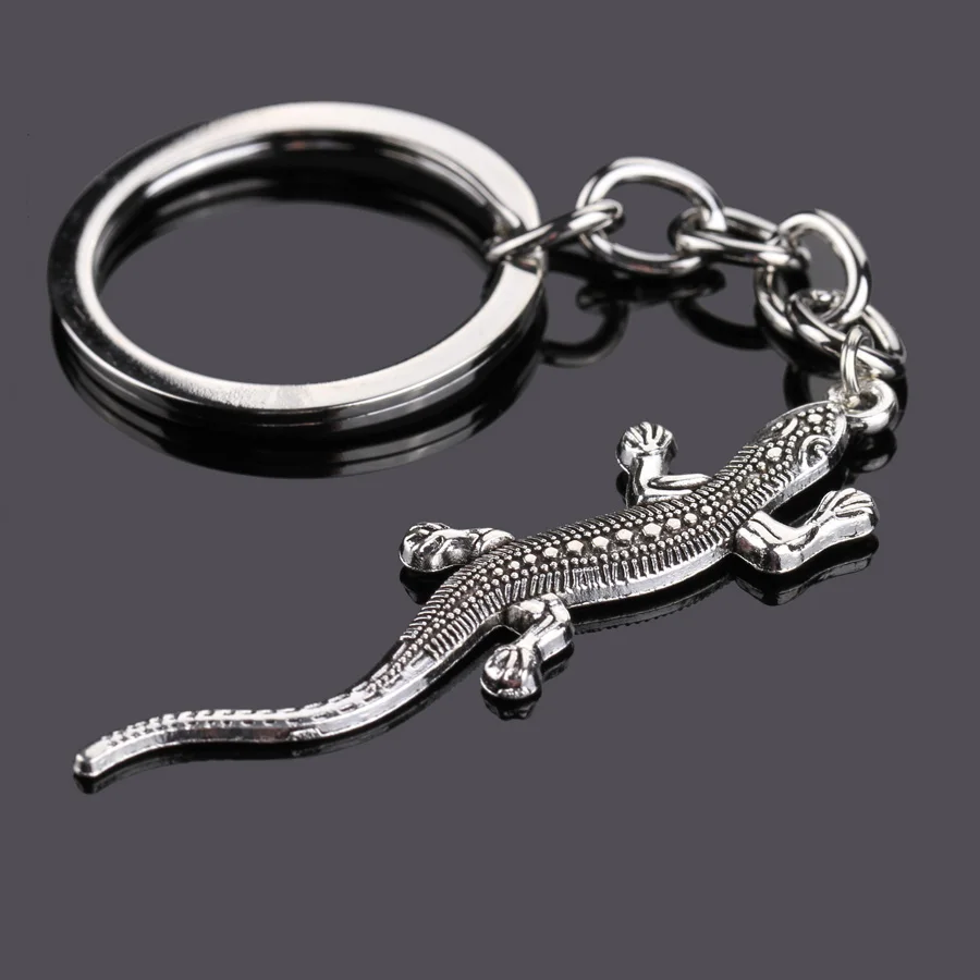 Cute Bag Keychain Reptile Lizard Animal Pendant Friends Gift Women Car Men Women Key Chain Jewelry Original Gifts