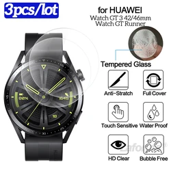 Tempered Glass Protective Film For Huawei Watch GT 3  GT2 46mm GT Runner Watch 3 Pro Screen Protector for Honor Watch GS Pro