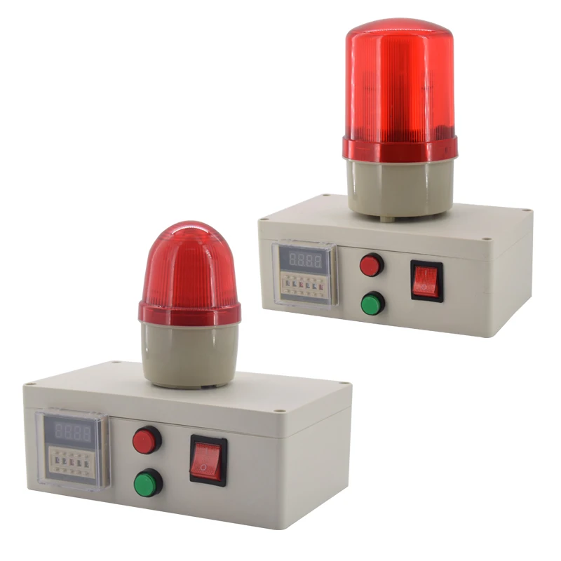 

Timing Alarm, Industrial Machinery and Equipment, Time Work Reminder, Delay Sound and Light 220V Cycle Timing Alarm