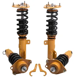 maxpeedingrods Coilovers For Toyota Corolla E140 E150 E160 09-17 Adj Height Shocks Coilover Shock Absorber Coil Spring Struts