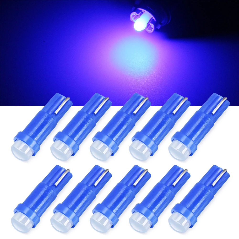 10pcs Car Interior T5 Led Ceramic Instrument Lamp for Mazdas 5 6 323 626 RX8 7 MX3 MX5 Atenza Axela cx 5 CX-3 CX-7 CX30