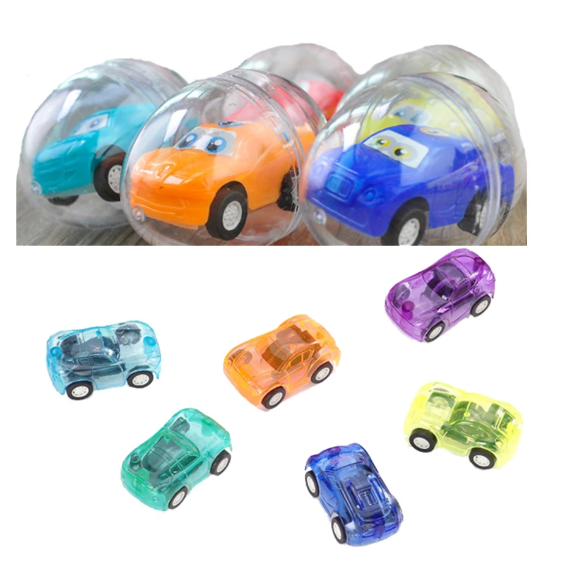 Boy Toy Mini Pull Back Car Toy Interesting Eggshell Capsule Toy Car Vehicle Model Small Gift Giveaway