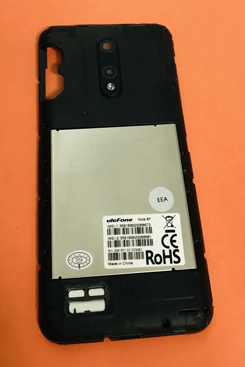 

Оригинальная задняя рамка + объектив камеры + Громкий динамик для Ulefone Note 8P MT6737VW Quad Core Бесплатная доставка