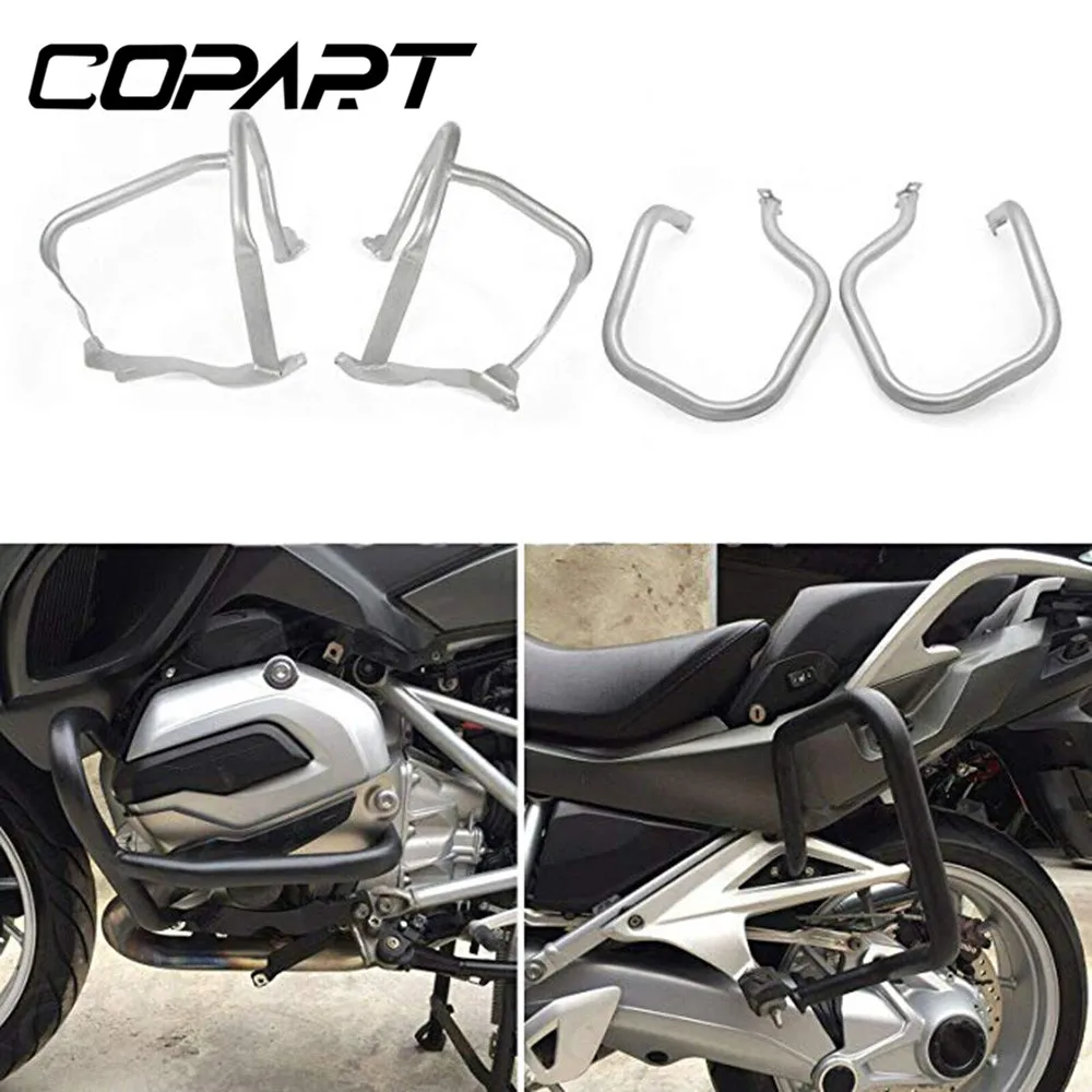 For BMW R 1200 RT R1200RT R1200 RT 2014-2020 Oil cooled Motorcycle Highway Crash Bar Engine Guard Cover Bumper Frame Protector