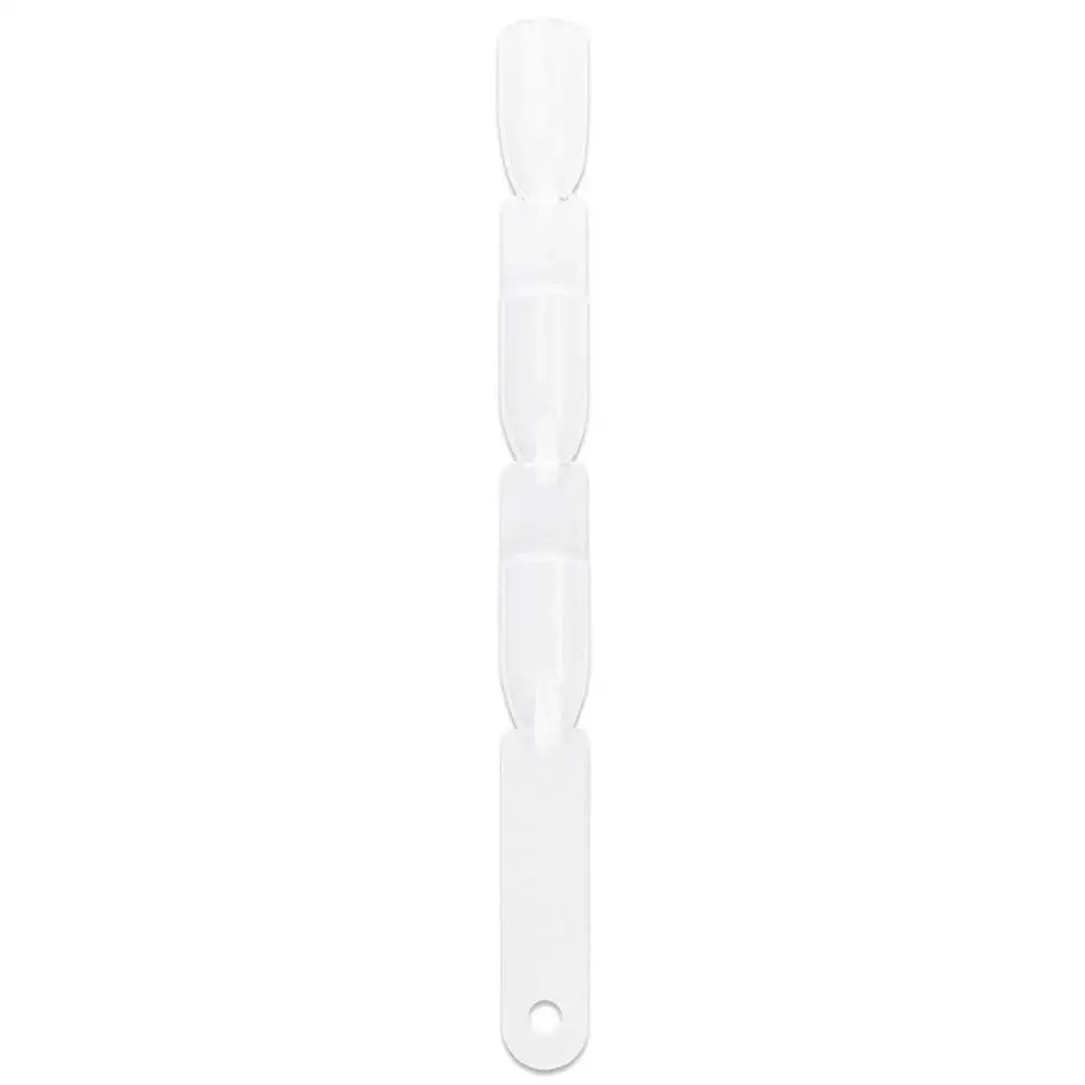 Éventail de tableau de pointe d'ongle en plastique transparent avec anneau, pratique du nail art, motifs et dessins, couleurs de vernis à ongles Swatch, 3 niveaux, 50 pièces