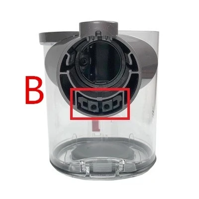 مكنسة كهربائية دلو الغبار ل Dyson V6 DC58 DC59 DC62 DC74 مكنسة كهربائية أجزاء جمع الغبار