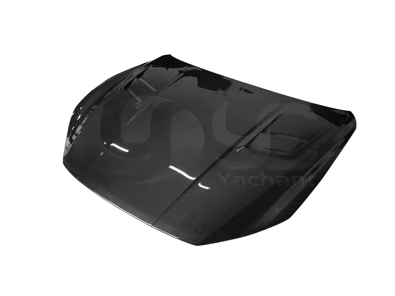 Car-Styling FRP Fiber Glass / Carbon Fiber Front Hood Bonnet Cover Fit For 2014-2019 Ghibli M157 ASP Style Hood Bonnet