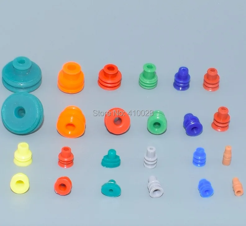 shhworldsea 12TYPE car connector waterproof ring/circle,waterproof plug,solid plug Silicone sheath,seal caps waterproof seals