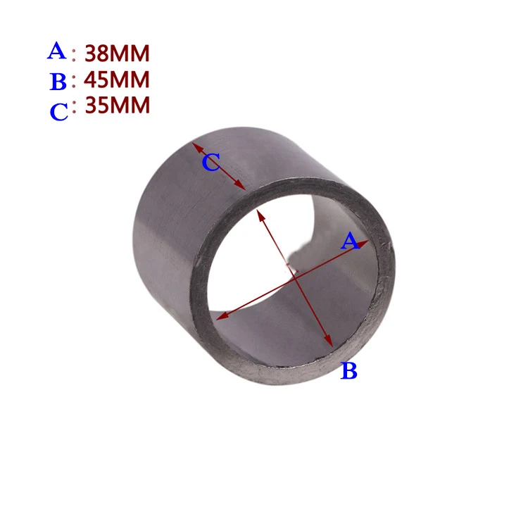 2 pçs da motocicleta escape silenciador interface junta vedação o anel gaxeta 29mm 30mm 32mm 35mm 38mm 45mm 55mm para sujeira pit bike atv