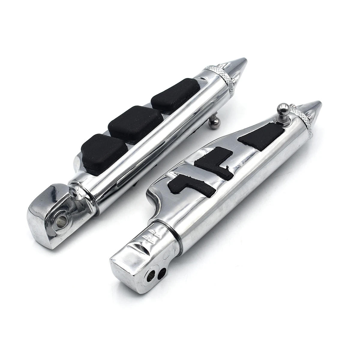 Reae Foot Pegs Footrest For Yamaha Virago 250 95-2007 Virago 750 1100 Special XV1100 XV1100S 1990-1999 V-Max 1200 VMX12 1985-08