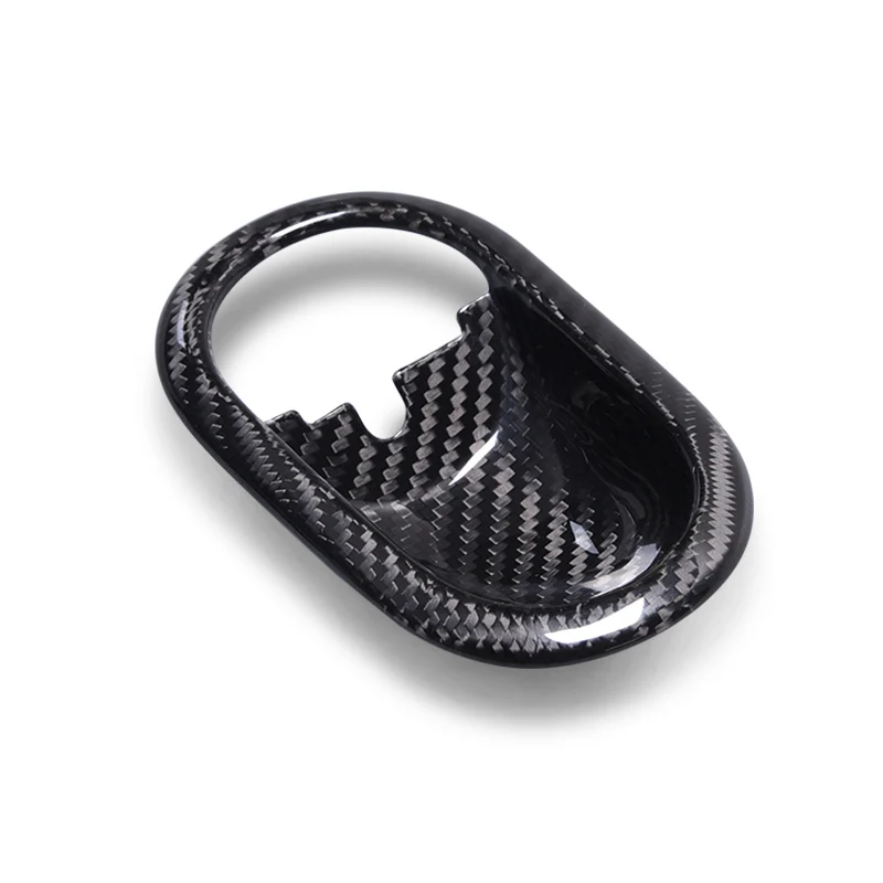 For Mercedes Smart fortwo forfour 453 Carbon Fiber Decoration Cover Styling Accessories Interior Door Handle Protection Shell