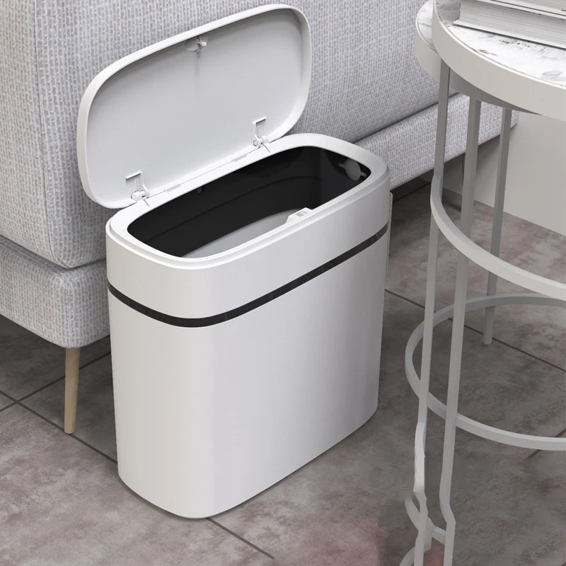 14L Bathroom Waste Bins Press-Type Trash Can Household Waterproof Dustbin Storage Box Kitchen Garbage Bins Paper Basket