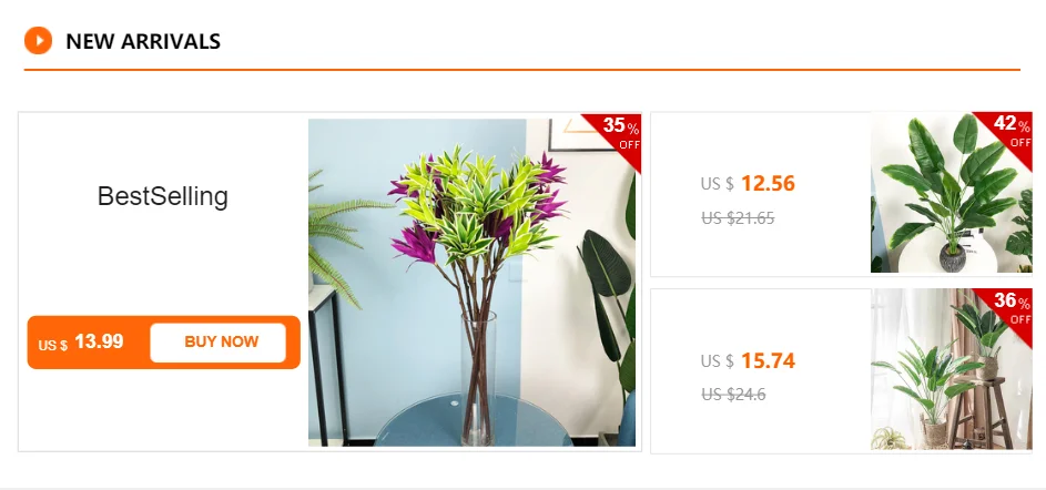 40 cm künstliche Pflanzen Cycas Palme Kunststoff tropische Pflanze gefälschte Baumblätter falsche Blätter für Hausgarten Hochzeitsdekoration – Detail 19