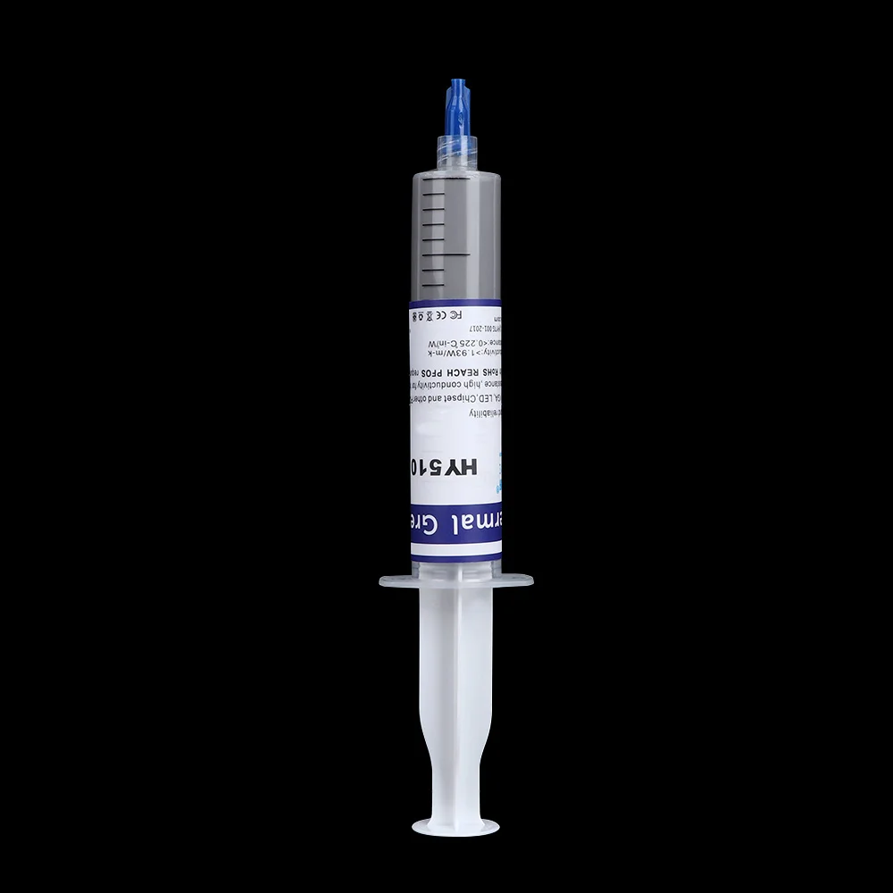 1 Pcs Hy510 30g Grey Thermal Conductive Grease Paste For CPU GPU Syringe Chipset Cooling Thermal Grease Heat Sink