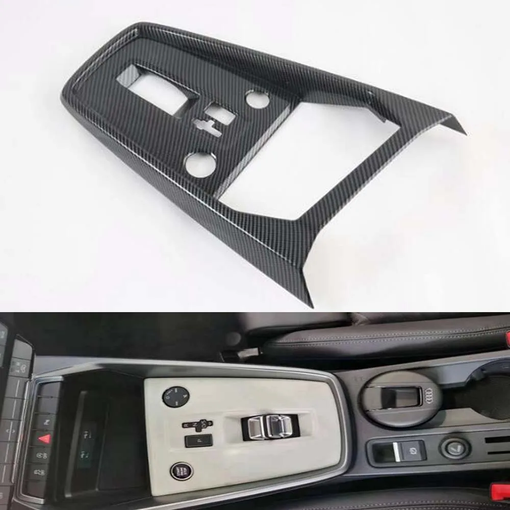 

New Car Trim For AUDI A3L 2021 LHD Gear Shift Panel Frame Cover Styling Interior ABS Auto Accessory