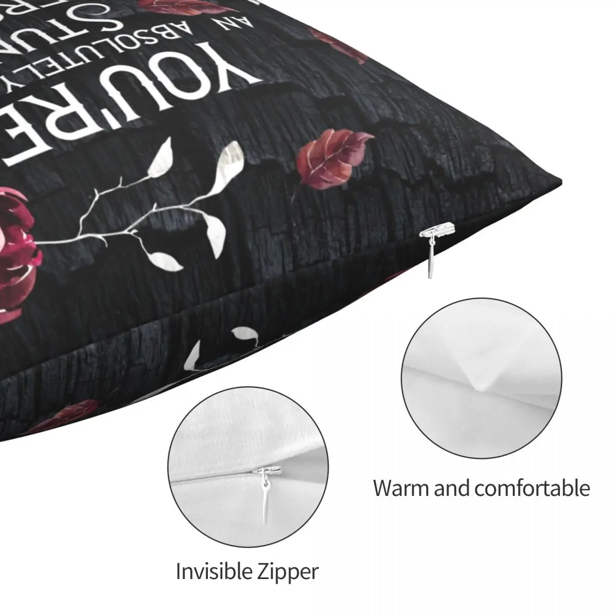 From Blood And Ash Murderous Square Pillowcase Polyester Linen Velvet Pattern Zip Decor Home Cushion Cover Wholesale