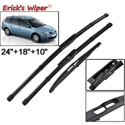 Erick's Wiper Front & Rear Wiper Blades For Renault Megane Sport Tourer 2006 - 2008 Windshield Windscreen Window Brush 24