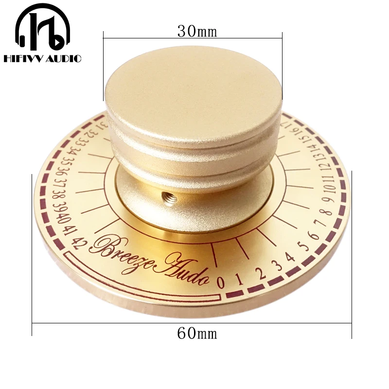 Głośnik wzmacniacza hifi aluminiowe pokrętło głośności 1 szt. Średnica 60mm wysokość 23mm wzmacniacz pokrętło potencjometru ze skalą yardstick