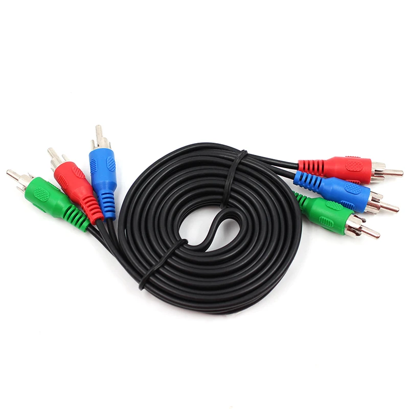 1pcs Component RGB Ypbpr HD Video Cable For DVD 5 FT 1.5M