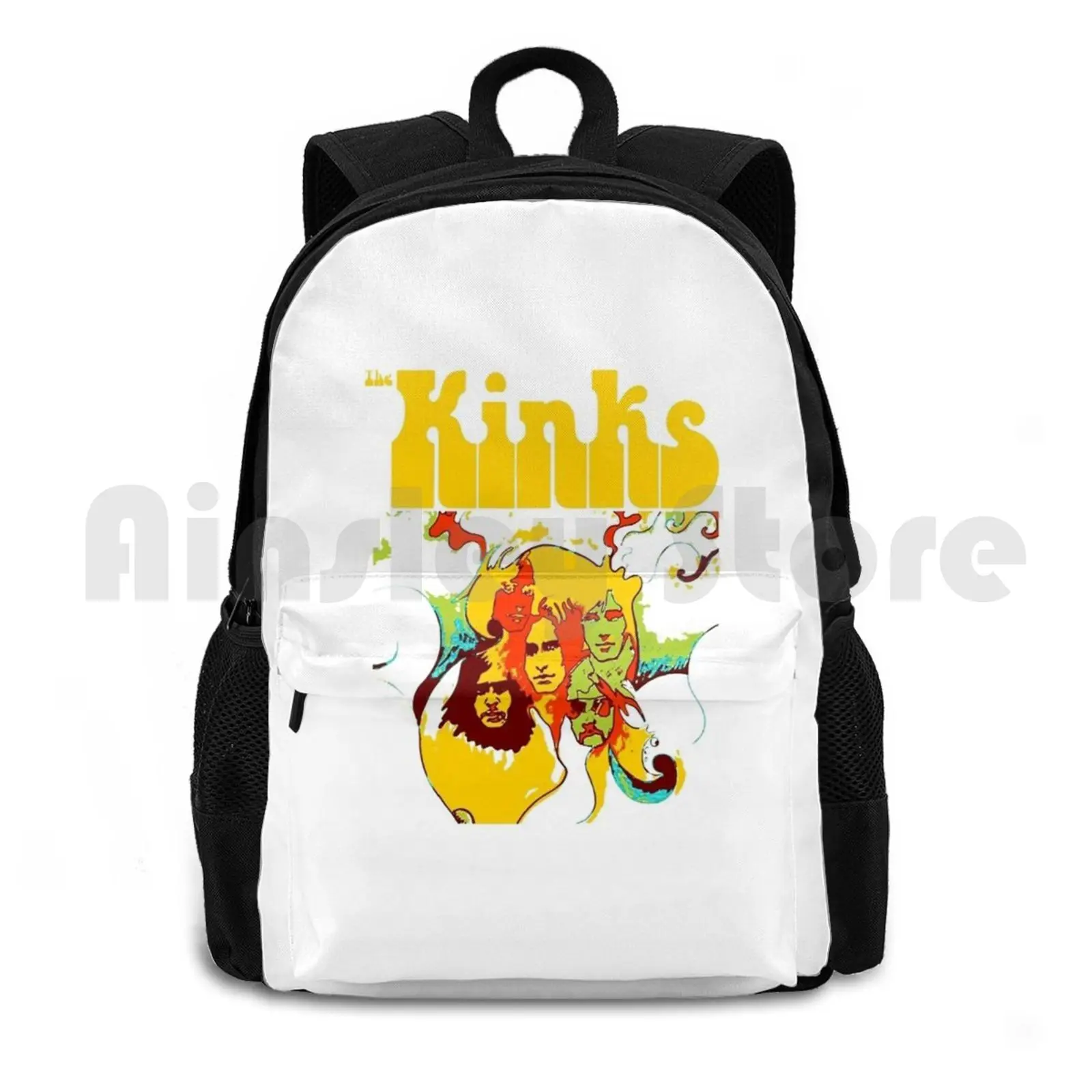 The Kinks Outdoor Hiking Backpack Waterproof Camping Travel The Kinks Band Trend Best Selling The Kinks Band Band